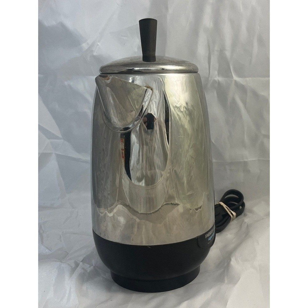 Farberware Superfast 8 Cup Electric Percolator Stainless Steel FCP280-A G Silver - Picture 2 of 15
